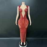 Robe de soirée longue sans manches à sequins pour femme Novance Y5548, idéale pour les fêtes, vente en gros et dropshipping