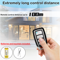 Télécommande d'apprentissage intelligente pour contrôle de porte Système d'alarme universel RF 433MHz avec volet roulant Fréquence métal 315MHz