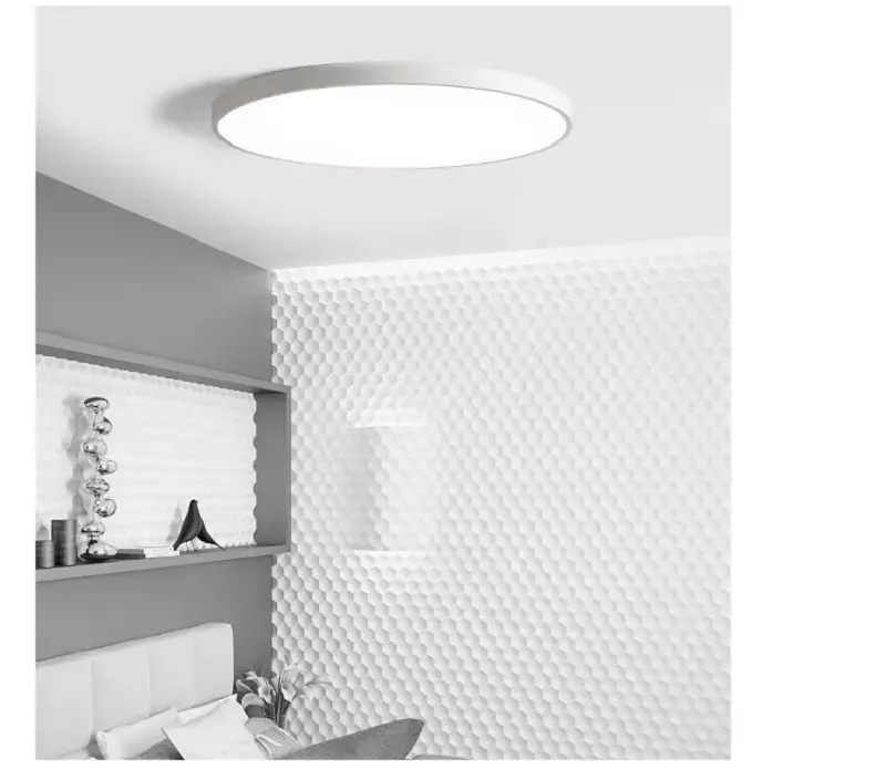 12 Inch Grey Color Flush Mount Smart WiFi And Alexa Controlled RGB Ceiling Lights For Wet Location