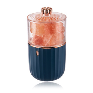 Essential <b>Oil</b> Aroma <b>Diffuser</b> With Himalayan Salt Crystal USB Humidifier Color Changing Night Light Fragrance Lamp - Product Image 6