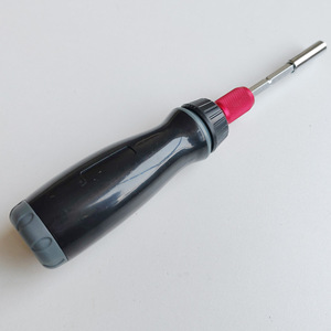 Screwdriver With Phillips Bit Magnetic Tip Telescopic Extension Red Quick Release Ratchet For Diy Repair Tools - Product Image 1