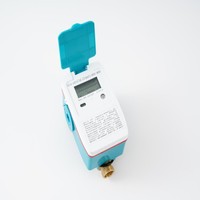 Medidor de Flujo de Agua Inteligente con Válvula Inalámbrica y Cuerpo de Latón DN15, Apto para OEM, Medidor de Agua Ultrasónico para Suministro de Agua Comunitario