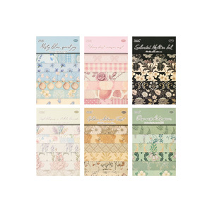 50 Fogli per Confezione, Serie Materiali A Breeze for <span class=keywords><strong>You</strong></span>, Quaderno Adesivo Fai-da-Te, Materiali per Bullet Journal - Product Image 5