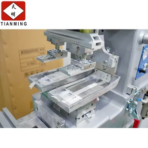 Semi-automatic two-color shuttle ink cup cloths <b>pad</b> printing machine - Product Image 2