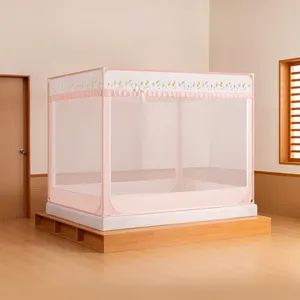 Medoga Hotsale Luxury Royall Romantic Girls Dormitorio Tiendas de campaña Princesa mosquitera y dosel de cama