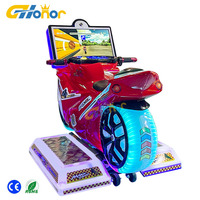 Machine de jeu électronique de conduite de moto pour enfants, mini simulateur de conduite, jeu d'arcade à monnayeur