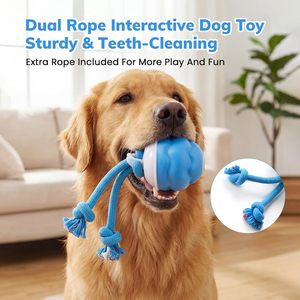 Juguetes Interactivos Inteligentes para Perros 2025, Pelotas con Movimiento Automático y Cuerda Extraíble - Product Image 4