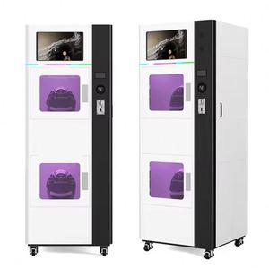 Distributeur automatique de nettoyage de casques et de chaussures en acier inoxydable 304, haute qualité, avec UVC et ozone, double compartiment, modèle commercial automatique - Product Image 2