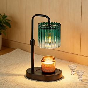 Metal Desk <b>Lamp</b> Glass Flower Shades Warm White LED Light 2700K Modern Design Dimmable Bedroom 25000hrs Lifespan Ra80 AC110V/220V - Product Image 5