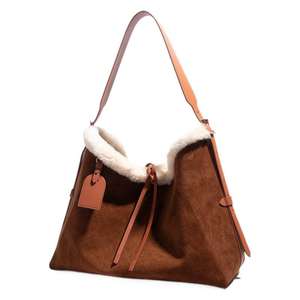 2025ใหม่ฤดูใบไม้ร่วงและฤดูหนาวกระเป๋าหนังผิวเกล็ดน้ำแข็งหนังแกะกระเป๋าสะพายไหล่กระเป๋าแมสเซนเจอร์รักแร้ - Product Image 5