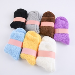 Calzini da donna in peluche Super morbido e caldo inverno soffici calzini in microfibra Casual casa per dormire pelosi calzini comodi per le donne - Product Image 1