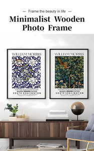 Wholesale Solid Wooden Family Photo <strong>Frame</strong> Wall Decor <strong>A2</strong> Custom <strong>Black</strong> White Poster Picture Wood <strong>Frame</strong> Models - Product Image 4