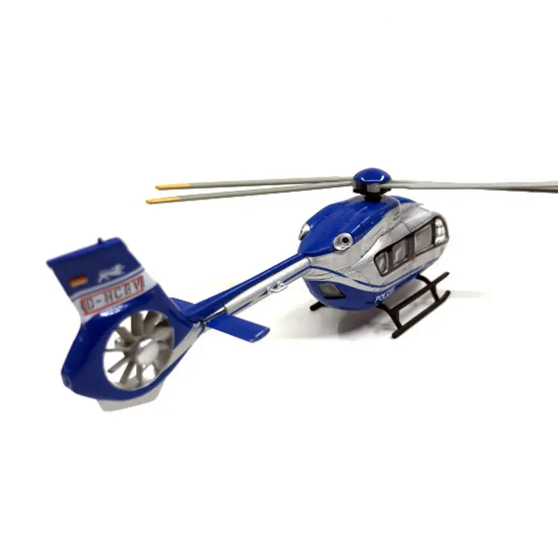 1:87 ho schu co Polizei Helicopter Model Airbus H145 Diecast Rotorcraft Good for Souvenir Collection Gift Metal Aircraft Model
