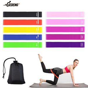 GEDENGカスタムプリントレジスタンスバンドセット5個ミニループバンドピンクラテックスエクササイズレジスタンスバンドセット - Product Image 1