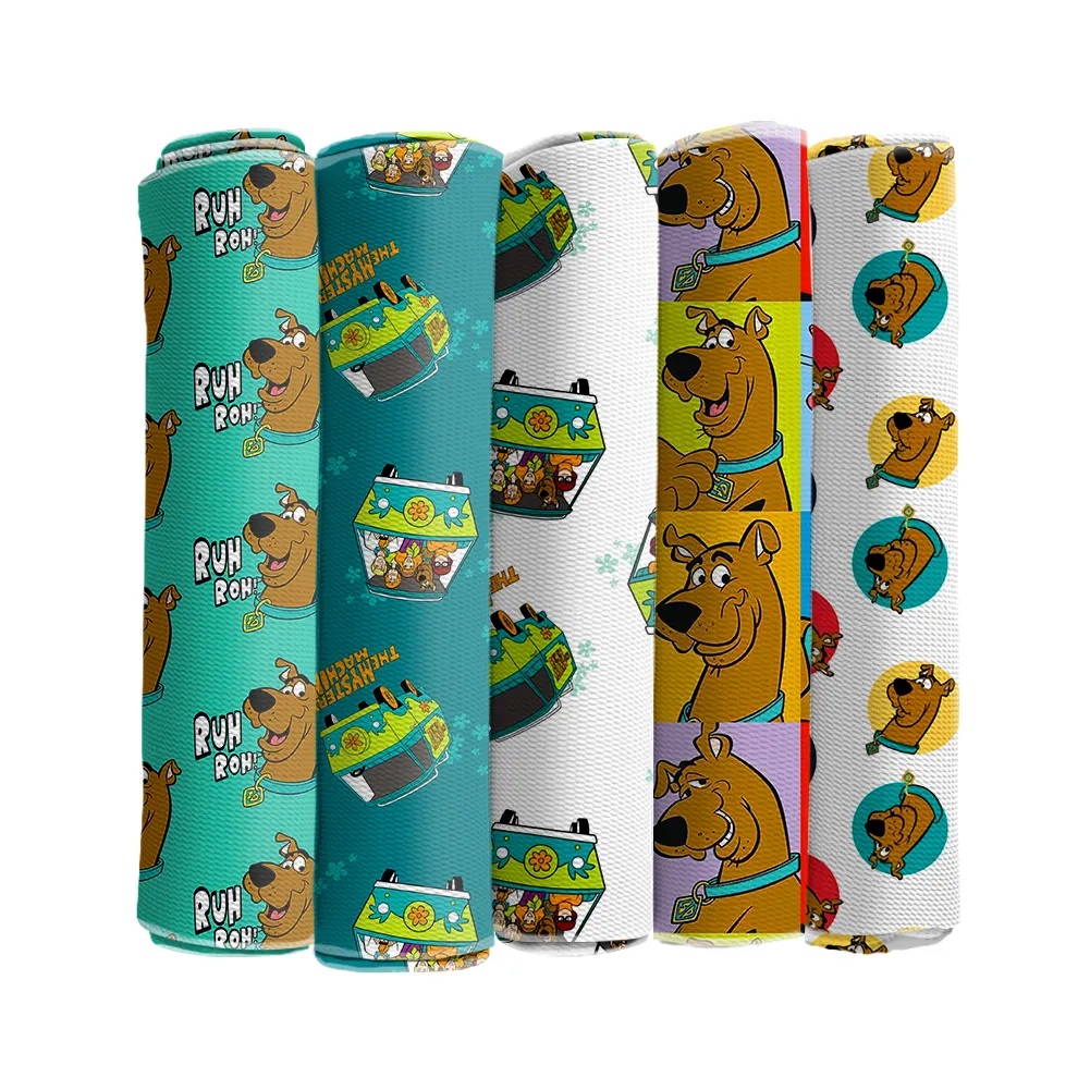 Polyester Baumwolle Stoffe Cartoon Hunde bedruckte Stoff für DIY Vorhang Kissen Nähen Stoff Home Decoration