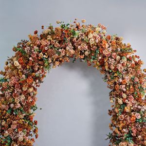 <span class=keywords><strong>Arco</strong></span> Floreale Marrone Vintage Europeo a Forma di U, Decorazione per Matrimoni e Feste, Supporto per Fiori Artificiali - Product Image 6