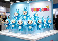 Peluche OEM de haute qualité en tissu doux pour enfants, idéale comme cadeau promotionnel d'entreprise