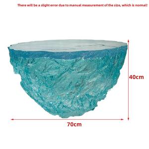 Ensemble <span class=keywords><strong>de</strong></span> tables à café/thé écologiques sculptées en résine transparente <span class=keywords><strong>de</strong></span> haute qualité au design moderne <span class=keywords><strong>de</strong></span> luxe pour la maison, l'hôtel et le bureau. - Product Image 5