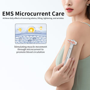 2024 อุปกรณ์ความงามการดูแลผิวหน้ากระชับริ้วรอยRemover Eye EMSใบหน้าMassagerมือถือ 8 สีLEDบําบัดด้วยแสงสีแดงWand - Product Image 6