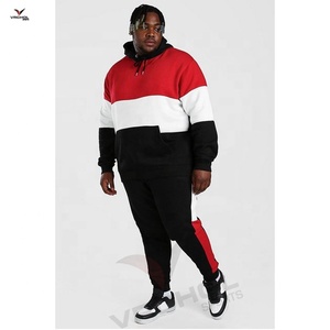 Casual Slim Fit Tracksuit Custom Stripe Design <b>Thick</b> <b>Fleece</b> Material Winter Plus Size Suit Anti-Shrink Warming Features Size 6XL - Product Image 1