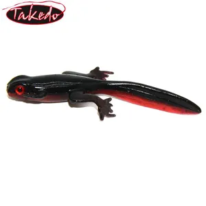 Takedo sp06a isca de pesca, isca de pescar macia de plástico, 80mm 3.8g de sapo, isca tadpole