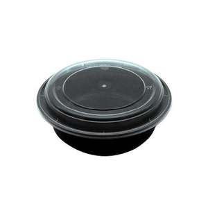 Contenitore Rotondo in PP da 16oz Serie Nrbowl, Stampato a Iniezione, Adatto al Microonde, con Coperchio a Clip, Lavabile in Lavastoviglie, Ciotola per Conservazione Alimenti - Product Image 1