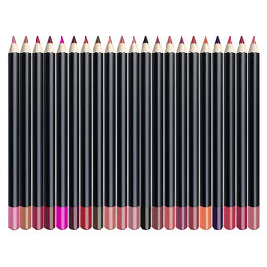 Haute qualité 25 couleurs noir mat imperméable à l'eau <span class=keywords><strong>crayon</strong></span> à lèvres marque privée longue durée crème <span class=keywords><strong>crayon</strong></span> à lèvres - Product Image 3