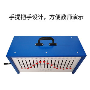 J22012 New P-wave and S-wave Demonstrator: A wave demonstrator with a handle that demonstrates the formation and propagation of - Product Image 3