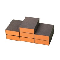 Bloques Abrasivos Reversibles de Grano 60/80/100/120/180/220, Esponjas de Lijado de Espuma Gruesa/Media/Fina para Madera, Metal y Paneles de Yeso