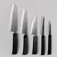 Fabrication sur mesure disponible, longueur de lame de 80 à 165 mm, ensemble de couteaux de cuisine standard de haute qualité, 5 pièces, qualité supérieure