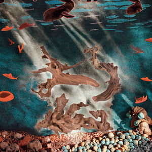 Décorations d'<span class=keywords><strong>aquarium</strong></span> en céramique assorties de 6 à 10 pouces, 3 pièces en boîte, accessoires pour aquariums de poissons et d'animaux reptiles - Product Image 3