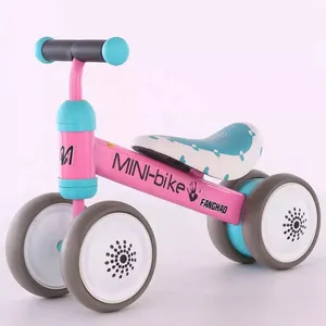 4輪キッズエクササイズバランス自転車ペダルなし子供用車1 ~ 3歳