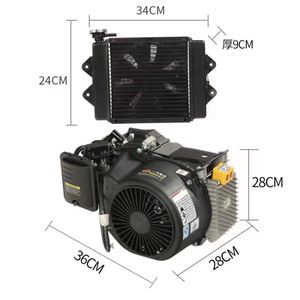 Generador de Gasolina de 72v con Enfriamiento por Agua para Vehículo Triciclo - Product Image 6