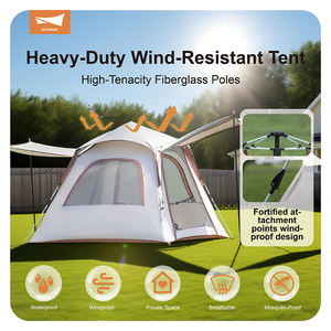 <span class=keywords><strong>Tente</strong></span> de glamping familiale spacieuse fenêtre Skyview abri en tissu Oxford imperméable à quatre côtés une <span class=keywords><strong>moustiquaire</strong></span> pour 2 personnes - Product Image 2