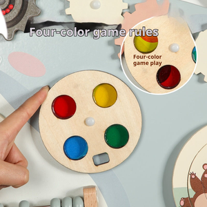 Montessori Dolphin Sensory bận rộn Board bánh mazes tường đồ chơi cho trẻ mới biết đi tia lửa tò mò Học Tập Thông qua chơi - Product Image 5