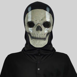 Costume de fantôme <span class=keywords><strong>Call</strong></span> <span class=keywords><strong>of</strong></span> <span class=keywords><strong>Duty</strong></span> d'Halloween Masque en latex double ligne imprimé <span class=keywords><strong>Call</strong></span> <span class=keywords><strong>of</strong></span> <span class=keywords><strong>Duty</strong></span> personnalisé Masque de fantôme hurlant effrayant - Product Image 6