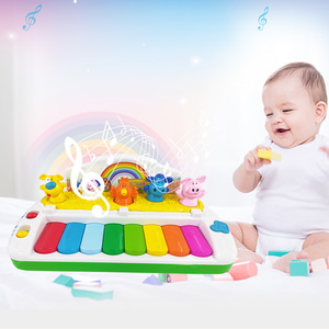 Bambino educazione precoce illuminazione 8 chiavi bambini musica giocattolo educativo pianoforte tutti i tipi di musica - Product Image 4