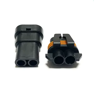 厂家供应两插头两插座连接器DJ9005-6两孔自动连接器价格优惠