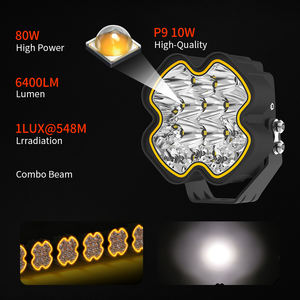 Nouvelle conception de feux tout-terrain 4x4 UTV, kit de barre lumineuse LED modulaire connectable pour Polaris RZR Maverick X3 - Product Image 3