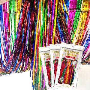 Rideaux à franges arc-en-ciel, rideaux à franges en feuille plastique, décoration de <span class=keywords><strong>fond</strong></span> de fête de mariage, beau <span class=keywords><strong>fond</strong></span> - Product Image 5