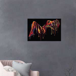 <span class=keywords><strong>Peinture</strong></span> murale sexy <span class=keywords><strong>sur</strong></span> toile abstraite moderne avec <span class=keywords><strong>corps</strong></span> féminin <span class=keywords><strong>nu</strong></span>, impression UV, 6 couleurs, art mural pour salon, chambre à coucher, hôtel, bar - Product Image 2