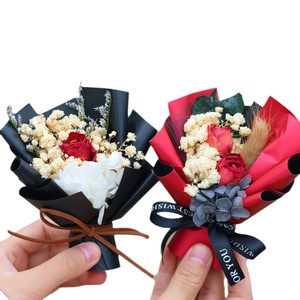 Bouquets de fleurs séchées miniatures faits à la main pour désodorisant de voiture - Décoration de mariage et de maison Fleurs préservées écologiques - Product Image 4
