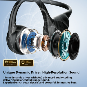 저가 2026 무선 이어훅 헤드폰 IPX-8 방수 LED 클립 이어버드 32GB MP3 수영 러닝용 ENC 탑재 6.0 - Product Image 3