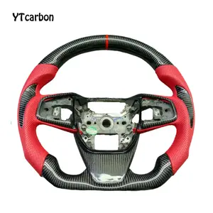 YTcarbon Vô Lăng Xe Hơi Phụ Kiện Nội Thất Cho Civic Gen10 Vô Lăng Sợi Carbon