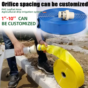 Fabrika Satışı PVC Düz Hortum 2 inç 2.5 inç 3 inç 4 inç Tarım Damla Sulama Sistemi için - Product Image 2