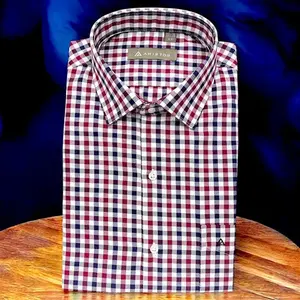Camisa a Cuadros de Manga Larga Casual para Hombre Aristos, 100% Algodón, Cuello con Botones, Talla 6XL, Ropa de Moda - Product Image 5