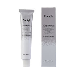 Бесплатные образцы краски для волос Быстрый цвет волос крем Fast OEM 100 мл каштановый коричневый натуральный цвет волос - Product Image 6