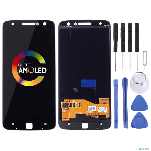 LCD Display for Motorola Moto Z Droid / Moto Z XT1650-01 XT1650-03 LCD Display Touch Screen Digitizer Assembly Replacement Part