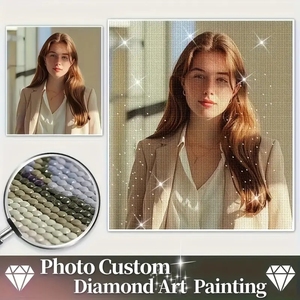 Kit de peinture au diamant <span class=keywords><strong>personnalisé</strong></span> avec <span class=keywords><strong>photo</strong></span>, MOQ=1 - Art au diamant DIY avec photos personnelles et livraison directe - Product Image 4