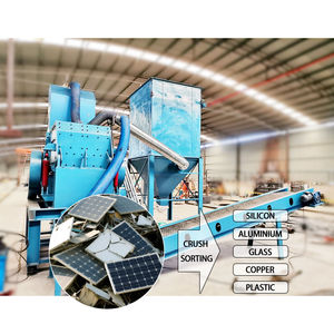 Bifacial Kính năng lượng mặt trời bảng điều khiển máy tái chế Zero ô nhiễm cao phục hồi phế liệu năng lượng mặt trời di động nhà máy chế biến động cơ mang lõi - Product Image 4